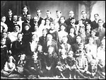 Joseph F. Smith, nephew of the founding prophet, and his family.
