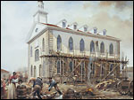 Building the Kirtland Temple.