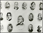 Collage of Brigham Young and wives.