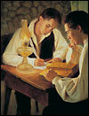 Joseph Smith and Oliver Cowdery.