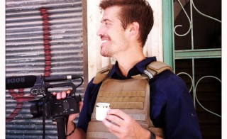 James Foley reporting from Aleppo, Syria, in July of 2012. Photo courtesy of the Find James Foley Campaign