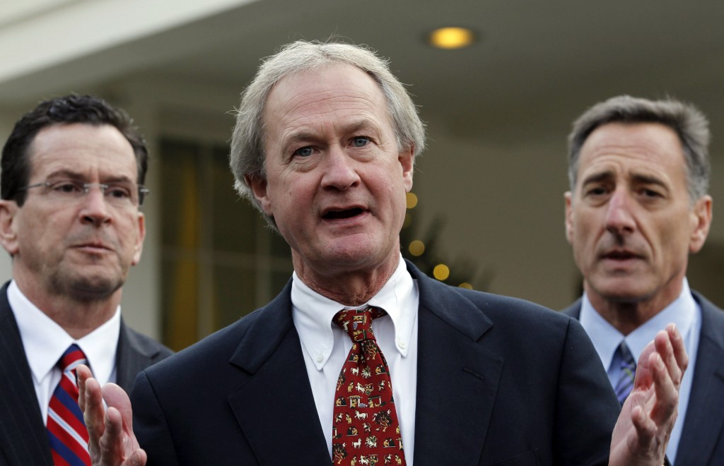 Former Rhode Island governor Lincoln Chafee says he has formed an exploratory committee to pursue the Democrat nomination to run for president. Photo by Jason Reed/Reuters.