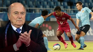 BEND IT LIKE BLATTER monitor