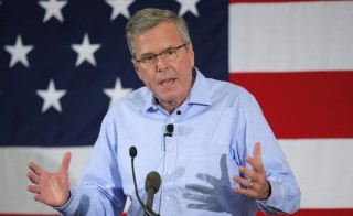 Former Florida Governor Jeb Bush called the prospect of a registry of Muslims in the U.S. "abhorrent." Photo by Brian Snyder/Reuters