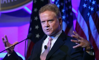 Former U.S. Senator Jim Webb (D) announced Tuesday that he would no longer pursue the Democratic presidential nomination, the Associated Press reported. Photo by Mark Wilson/Getty Images