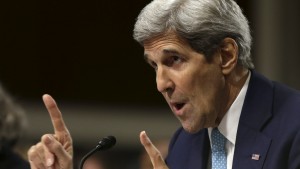 U.S. Secretary of State John Kerry appears before the Senate Foreign Relations Committee in Washington July 23, 2015. U.S. lawmakers skeptical about the nuclear deal with Iran promised to press senior Obama administration officials to make more information about it public at a Senate hearing on Thursday as Congress begins its two-month review of the agreement. REUTERS/Gary Cameron - RTX1LJ2N