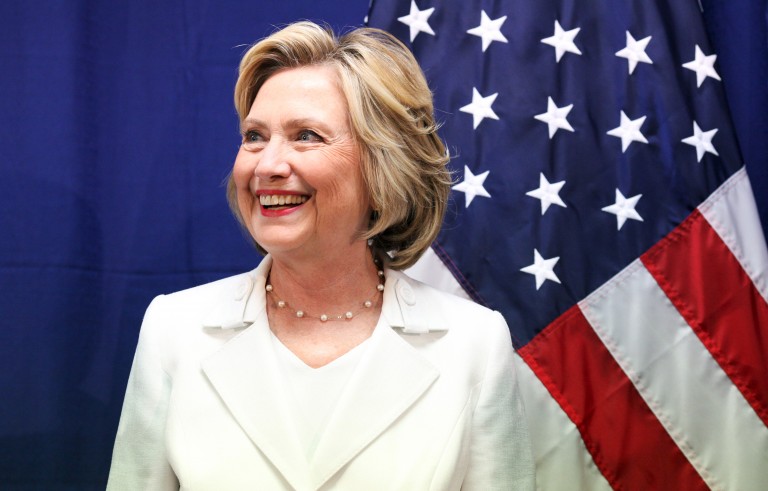 File photo of presidential contender Hillary Clinton by Alvin Baez/Reuters