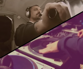 By day, Minneapolis native Drew Erickson works as a charter pilot. At night, he spins under the name DJ LAST WORD. Photo by MN Originals.