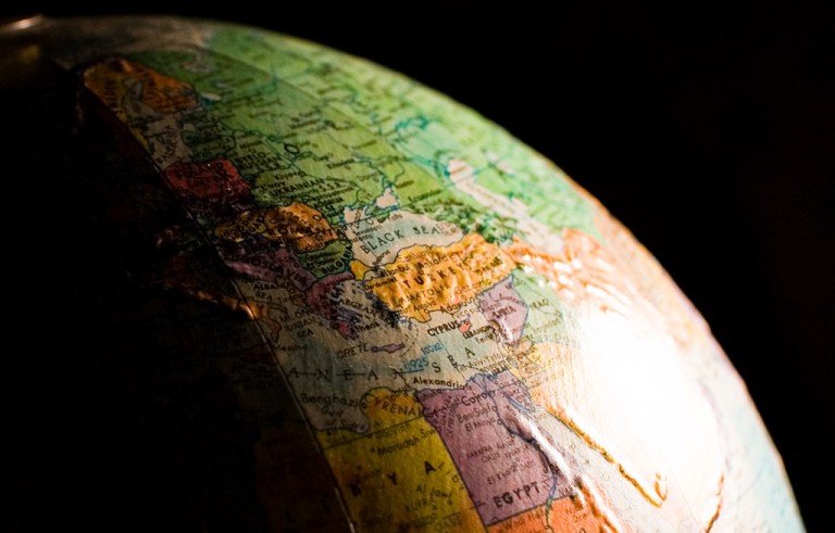 (Project 365 Day 356)
I have an old globe that still lists East and West Germany, the USSR, and Yugoslavia. By Flickr user Kenneth Lu.