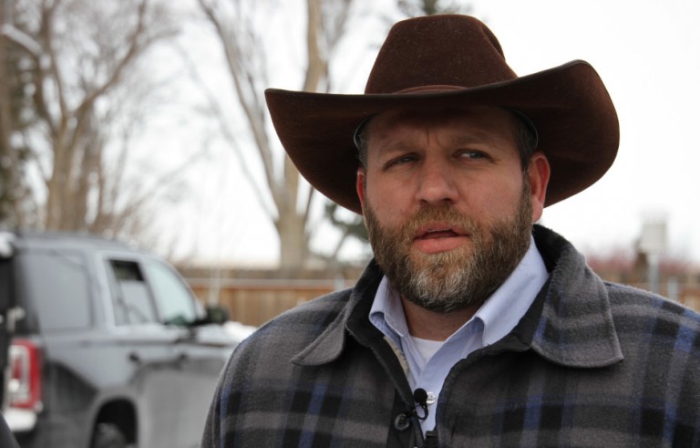Ammon Bundy is the leader of the occupation that took over the Malheur National Wildlife Refuge building on Saturday. Photo by Amanda Peacher/OPB