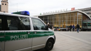 A police vehicle patrols at the main square and in front of the central railway station in Cologne, Germany, January 5, 2016. A mass attack by about 1,000 men, described by witnesses as being of North African appearance, on women celebrating New Year in the city of Cologne has caused outrage across Germany. Police say some 60 women have reported being robbed, threatened or sexually molested at the New Year's celebrations outside the twin-spired cathedral in Cologne by young, mostly drunk, men. There is also one allegation of rape. REUTERS/Wolfgang Rattay - RTX2140Q