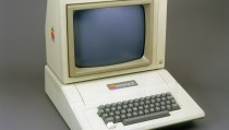 The Apple II was designed and built by Steve Jobs and Steve Wozniak by the end of 1976. It was the first mass-marketed personal computer. Photo by SSPL/Getty Images