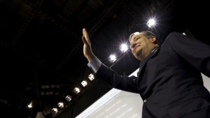 Republican presidential candidate Ted Cruz greets supporters at the Colorado Republican state convention in Colorado Springs, Colorado April 9, 2016. REUTERS/Rick Wilking - RTX298RZ