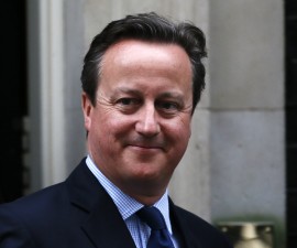Britain's Prime Minister David Cameron leaves Number 10 Downing Street in London, Britain April 11, 2016. REUTERS/Stefan Wermuth - RTX29GCV