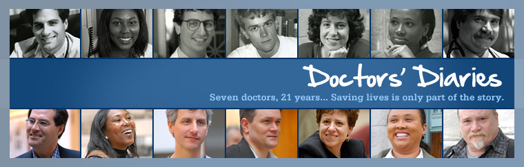 Doctors' Diaries: Seven doctors, 21 years... Saving lives is only part of the story. Airs on PBS April 7 and 14, 2009