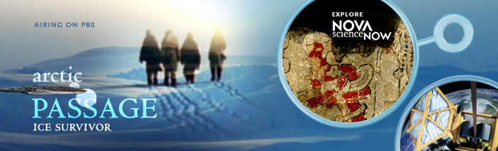 Airing on PBS: Arctic Passage: Ice Survivor