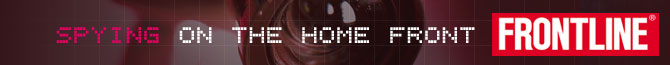 spying on the home front [home page] | FRONTLINE
