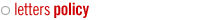 letters policy
