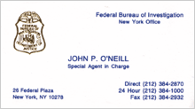 o'neill's card