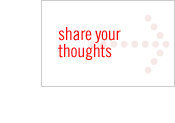 share your thoughts