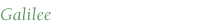 Galilee