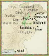 map of pakistan