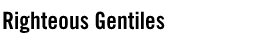 Righteous Gentiles