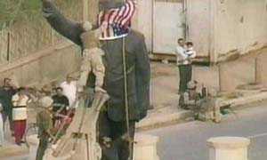 Eight weeks before war begins, Rumsfeld hires Jay Garner to run postwar Iraq.  There's no plan or money and Garner runs into a political buzzsaw.