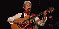Pete Seeger’s 90th Birthday Celebration from Madison Square Garden: Joan Baez Performs “Where Have All the Flowers Gone”