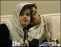 Conjoined twins, Ladan and Laleh Bijani
