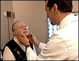 Photo of Sister Mary with doctor