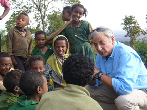 Host Aaron Brown reporting from Ethiopia in June, 2009