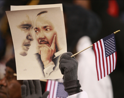 since I've seen many references of MLK when people are promoting Obama.