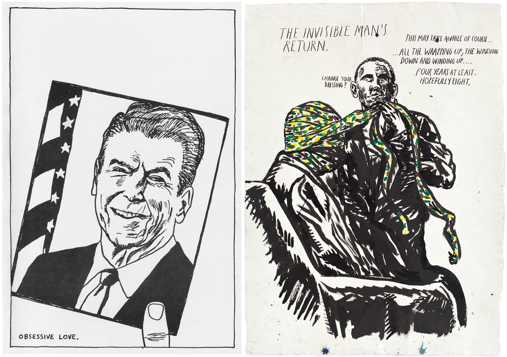 The Artist Who Eviscerates Both Reagan And Obama Pbs Newshour