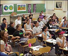 Children in the classroom
