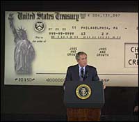 President Bush outlines Tax Plans