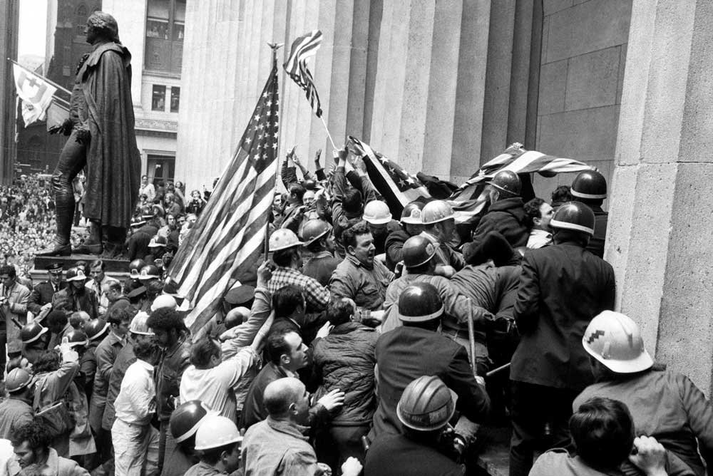 Hardhats take the steps on May 8, 1970 Credit: Carl T. Gossett/The New York Times/Redux. Hero-image (1).jpg