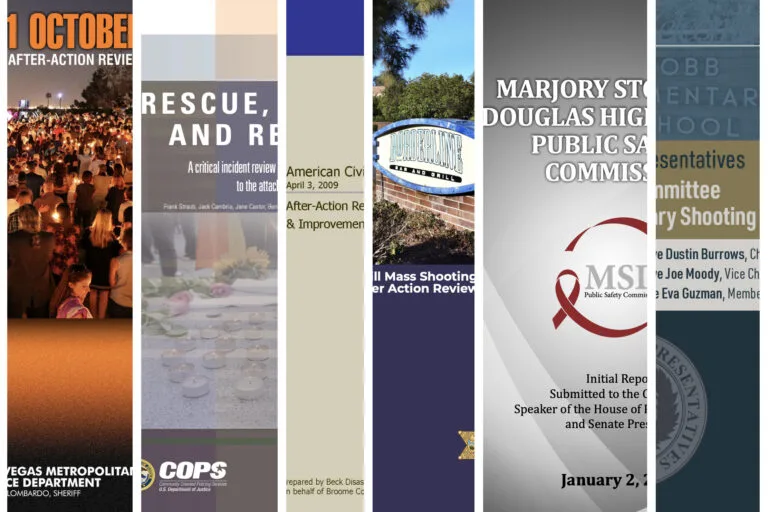 A collage of six covers of reports.