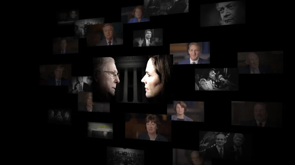 A collage of stills from the documentary "Supreme Revenge."
