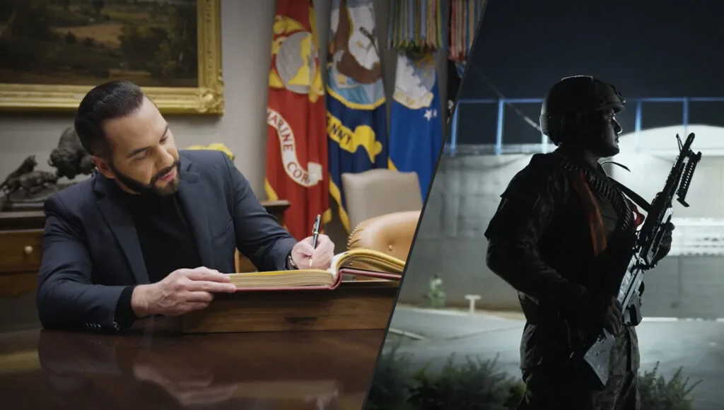 Imagery that appears in the documentary 'The Deal: Trump, Bukele & the Gangs of El Salvador.'