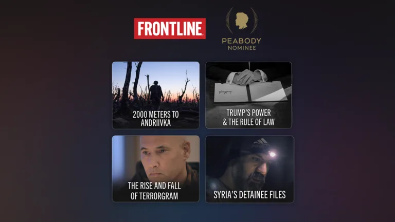 FRONTLINE Nominated for Four Peabody Awards