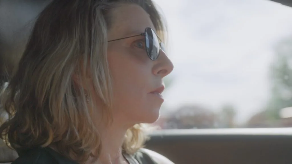 Gabrielle Glaser, the correspondent in FRONTLINE and Retro Report's investigation 'Baby Brokers,' is pictured in a scene from the documentary. She and the film team examined the rise of 'adoption tourism' in the U.S., and allegations of misconduct in the for-profit adoption industry.