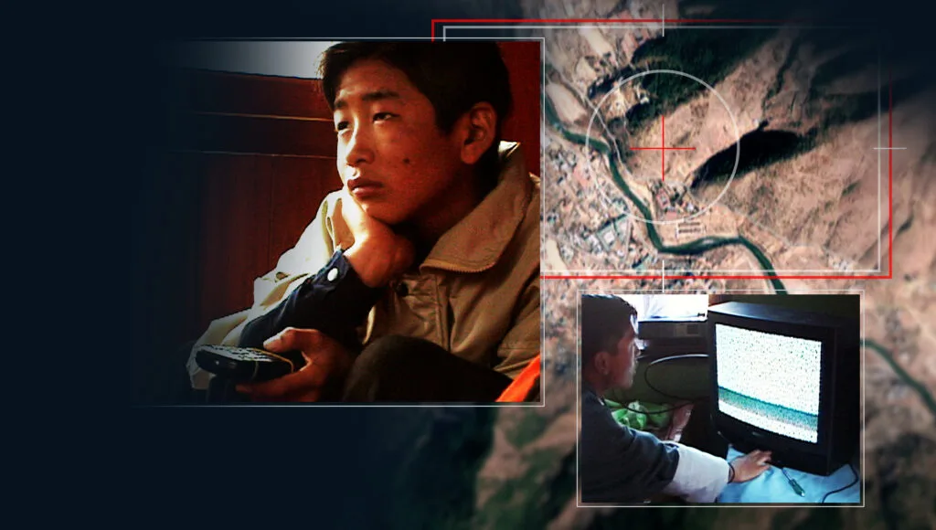 A composite of images drawn from 'Bhutan: The Last Place,' a 2002 FRONTLINE/World documentary that is now streaming on YouTube for the first time.