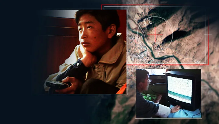 A composite of images drawn from 'Bhutan: The Last Place,' a 2002 FRONTLINE/World documentary that is now streaming on YouTube for the first time.