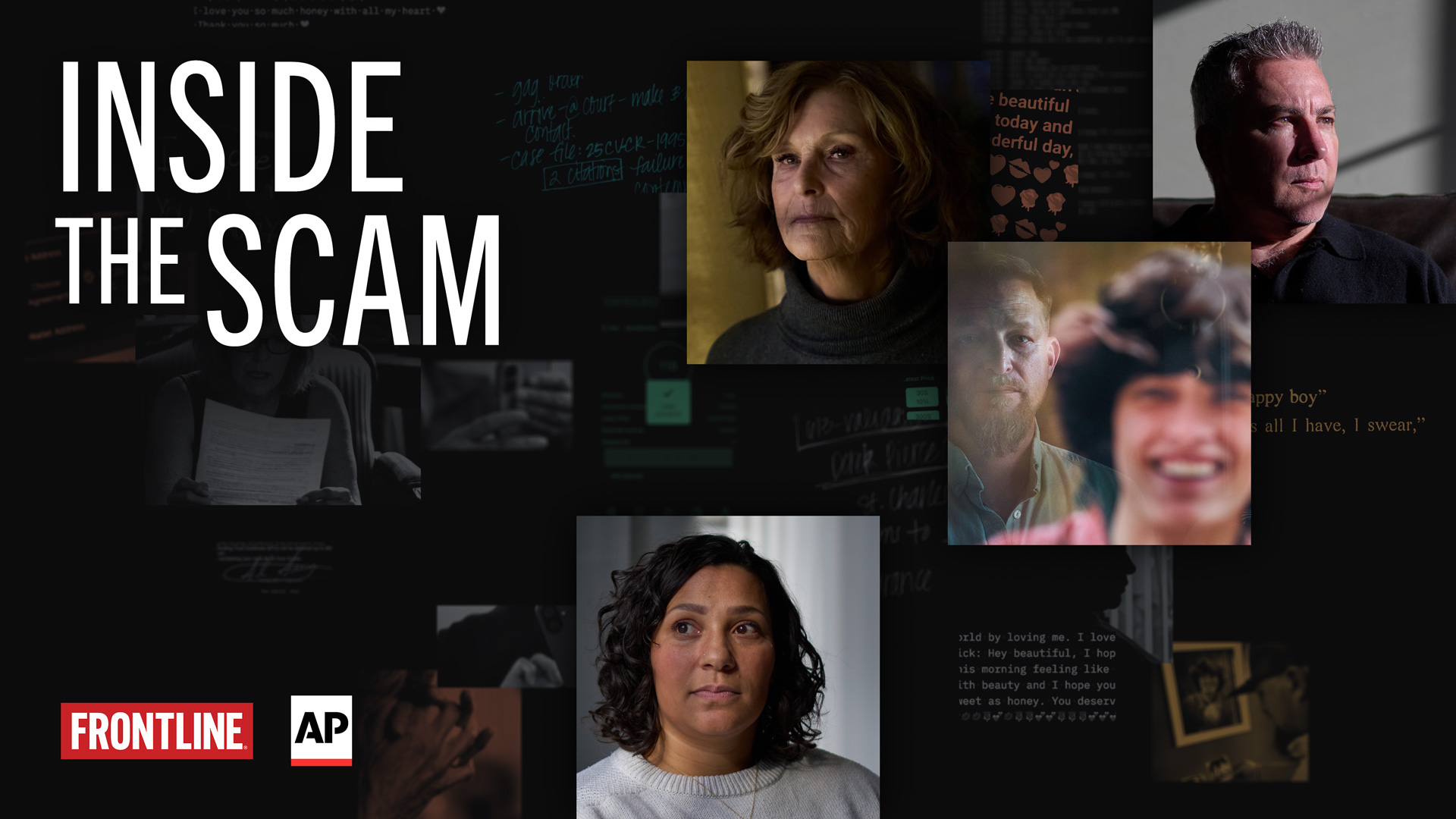 Collage of scams victims- Inside the Scam