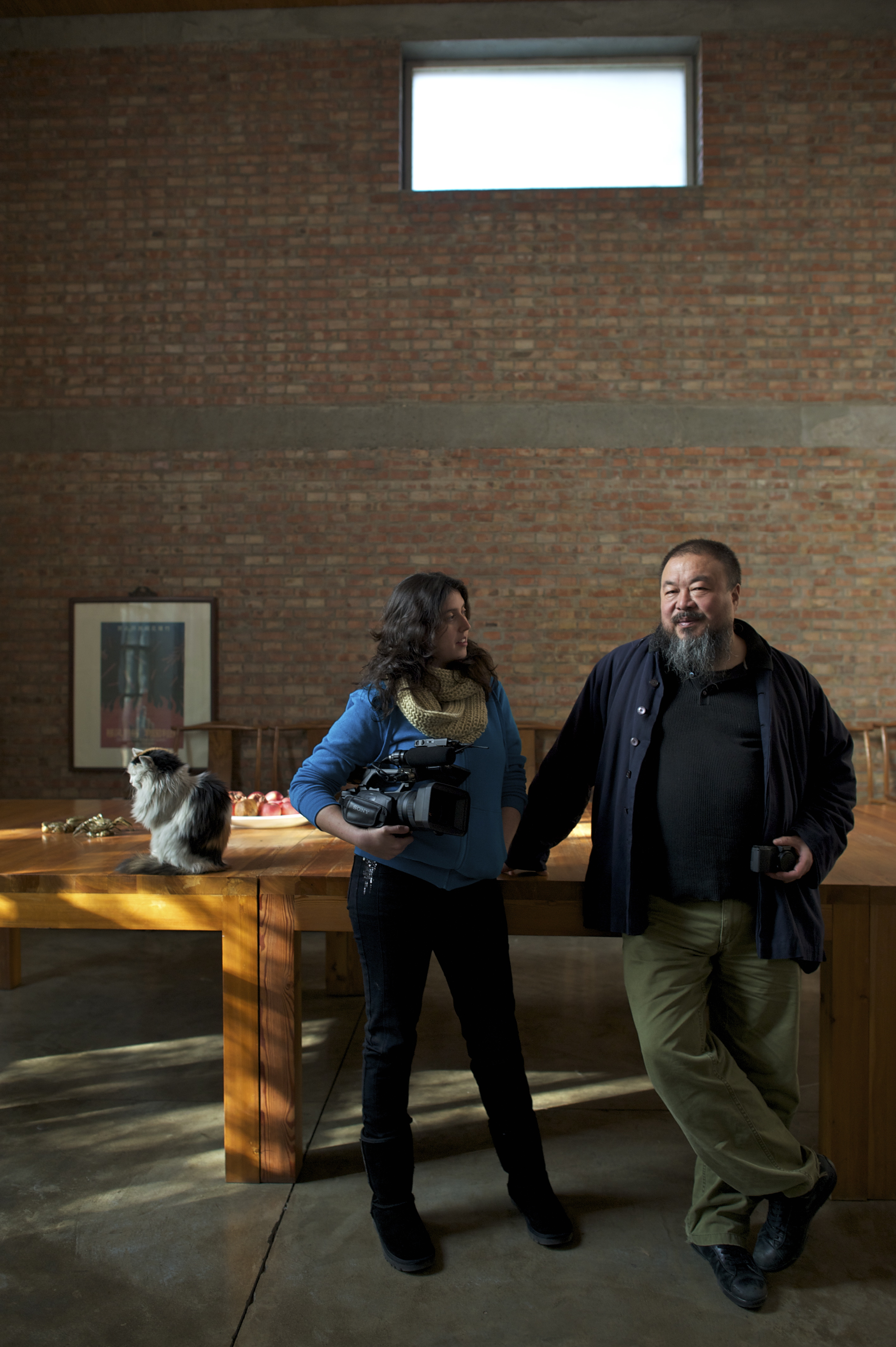 Alison Klayman with Ai Weiwei