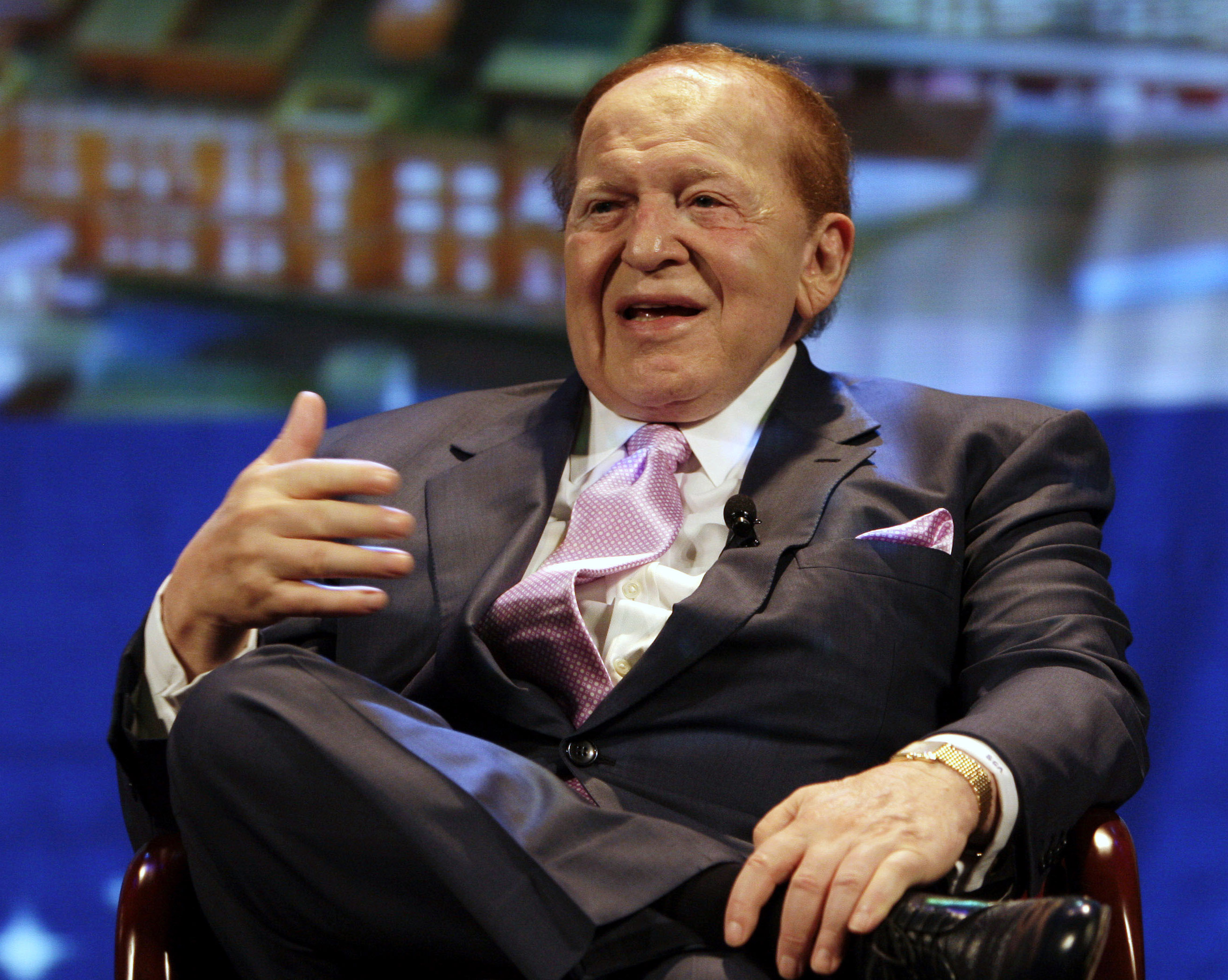 Las Vegas Sands Corp. Chairman and CEO Sheldon Adelson, shown at