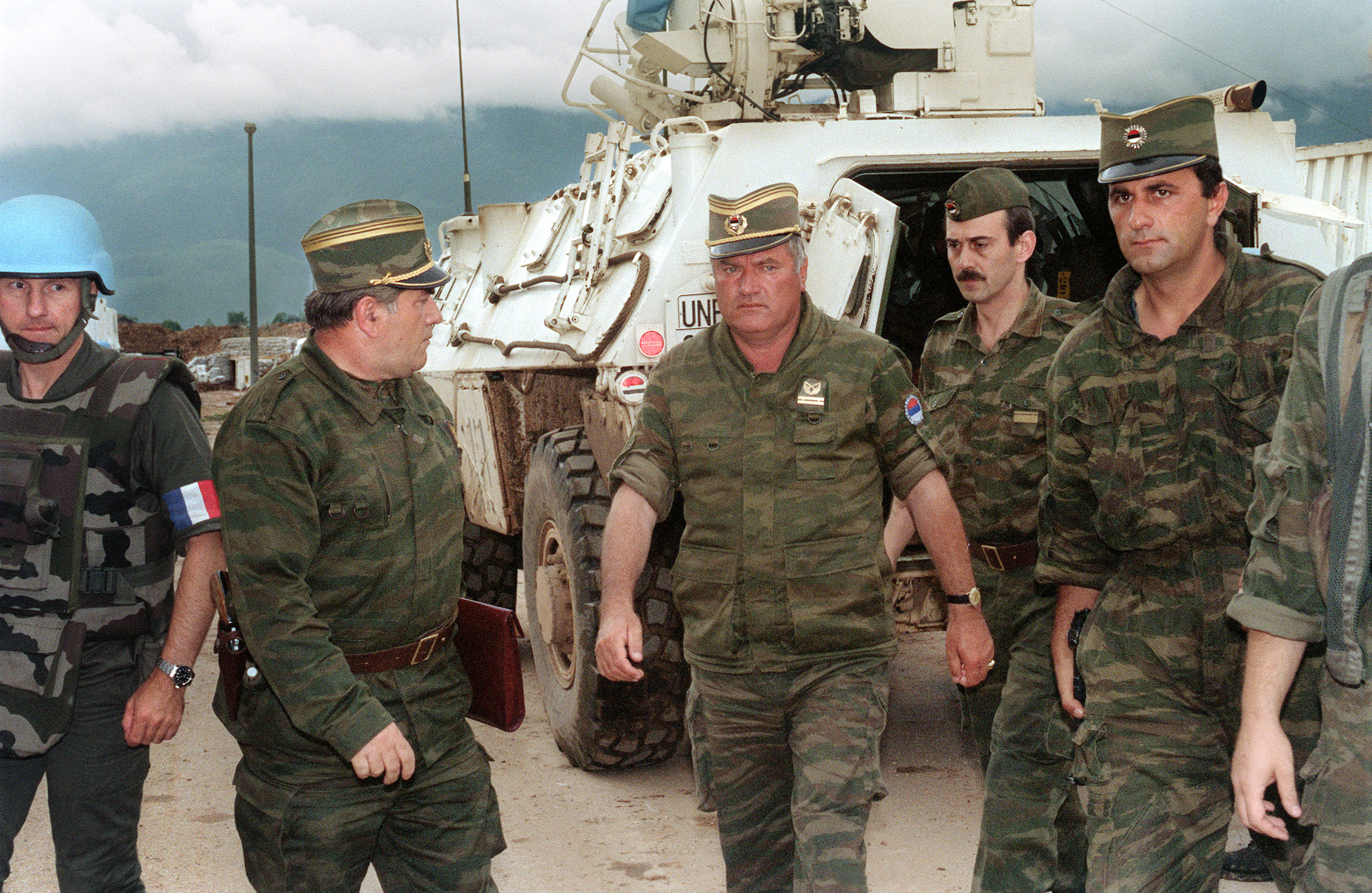 Commander of Serbian forces in Bosnia Ge