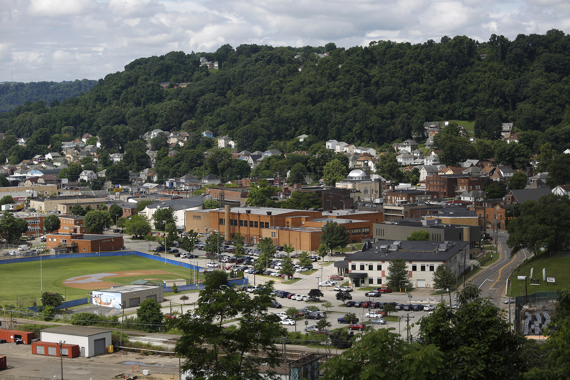 The City of Weirton Municipal Building (Right) which houses the Weirton Police Department is pictured  on Thursday, June 21, 2018 in Weirton, W.Va.