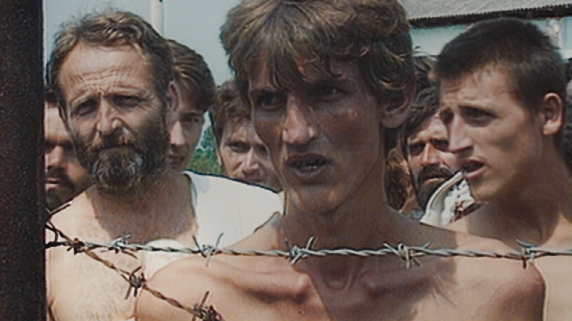 bosnian muslim men in camp
